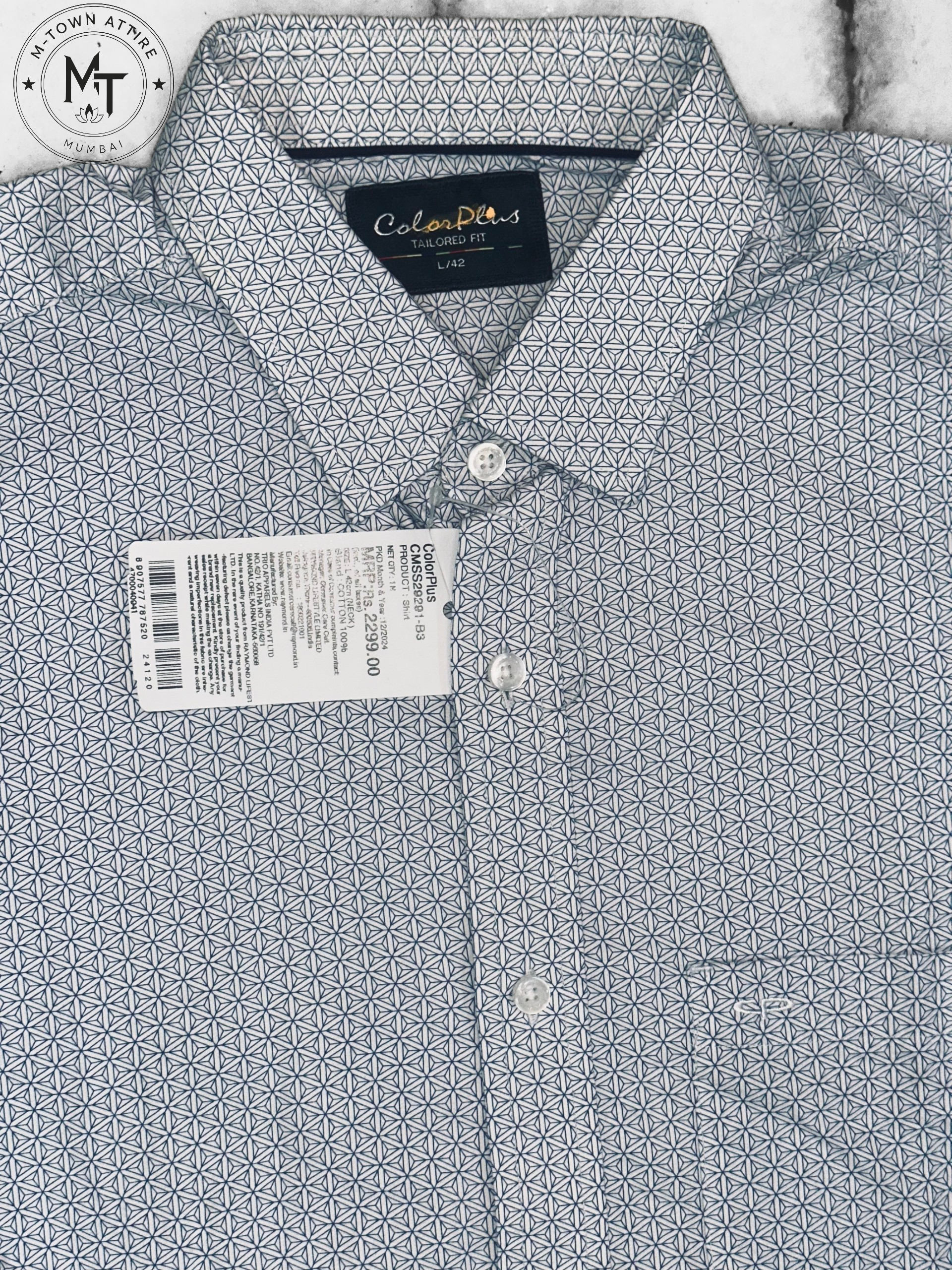 Full sleeve print shirt
